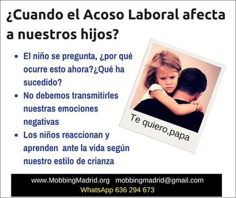 Cuando el #AcosoLaboral afecta a nuestros hijos Cuando el #AcosoLaboral afecta a nuestros hijos