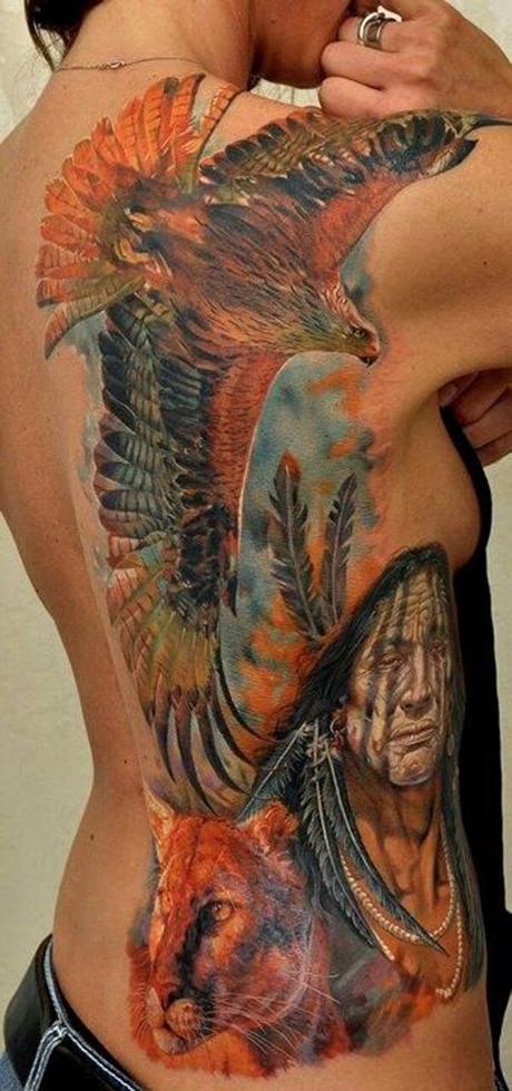 20 tatuajes de Indios Americanos