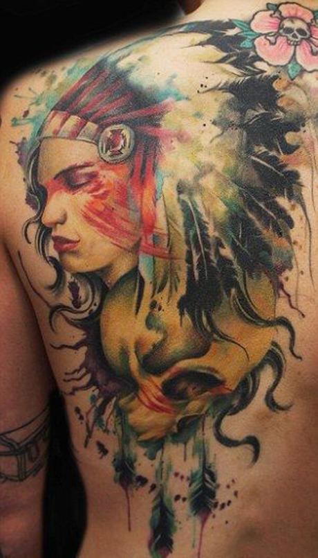 20 tatuajes de Indios Americanos