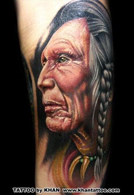 20 tatuajes de Indios Americanos