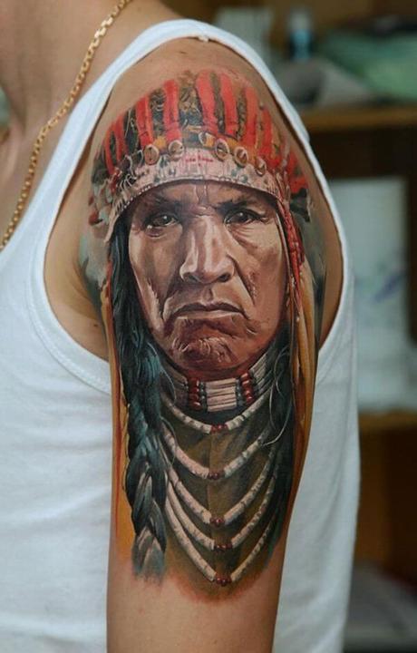 20 tatuajes de Indios Americanos