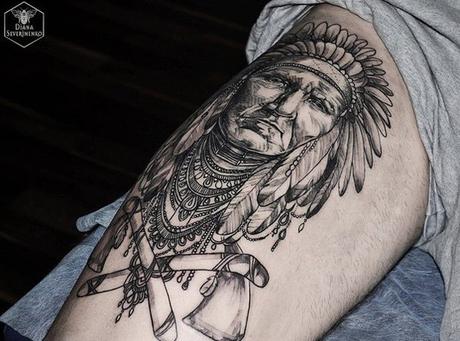 20 tatuajes de Indios Americanos