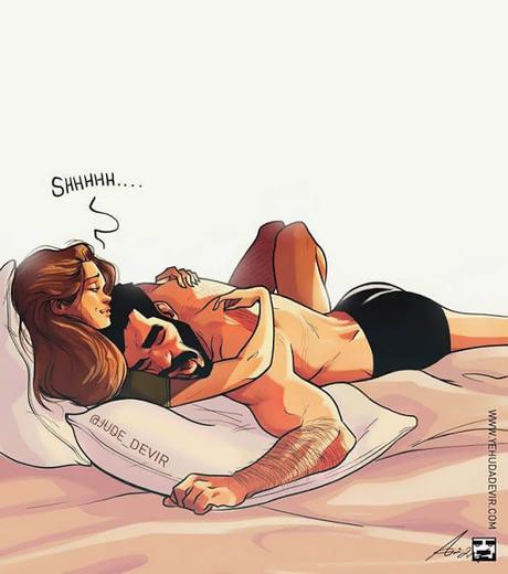 Nuevas tiras cómicas de la esposa dibujante en su vida conyugal Nuevas tiras cómicas de la esposa dibujante en su vida conyugal