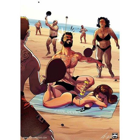 Nuevas tiras cómicas de la esposa dibujante en su vida conyugal Nuevas tiras cómicas de la esposa dibujante en su vida conyugal