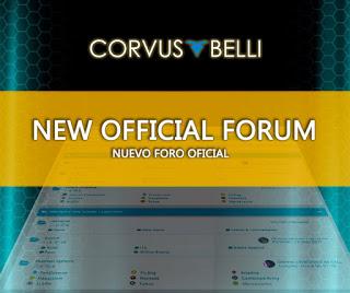 Corvus Belli estrena nuevo foro con muchos cambios
