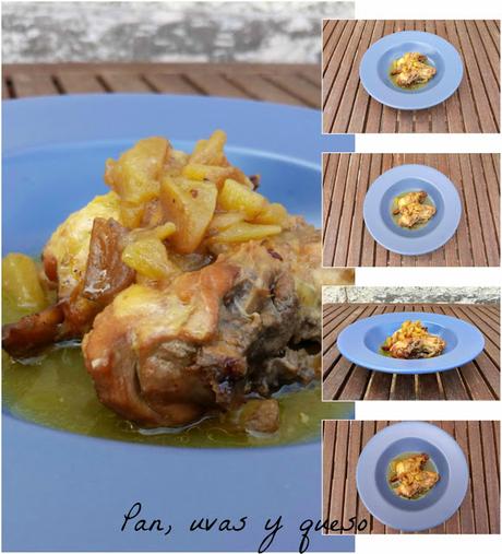 Pollo a la asturiana (tradicional o Crock-Pot)