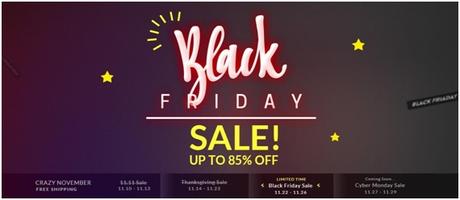 Las ofertas de Black Friday y Cyber Monday en DRESSLILY