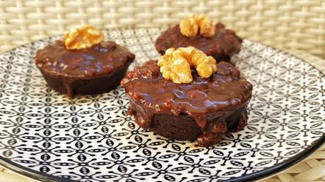 Pastelitos veganos de chocolate