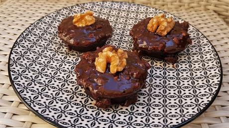 Pastelitos veganos de chocolate