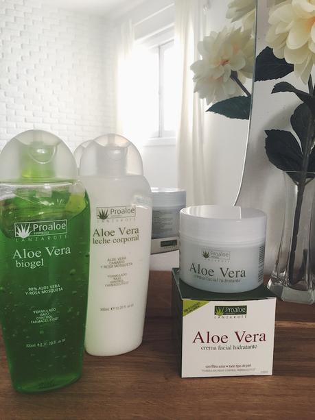 Probando Proaloe Cosmetics