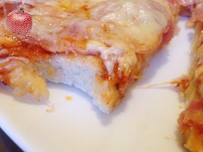 Pizza de lacón con salsa picante sin gluten Pizza de lacón con salsa picante sin gluten