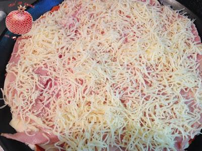 Pizza de lacón con salsa picante sin gluten Pizza de lacón con salsa picante sin gluten