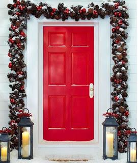 18 ideas espectaculares para decorar puertas en navidad - Paperblog