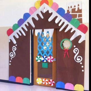 18 ideas espectaculares para decorar puertas en navidad