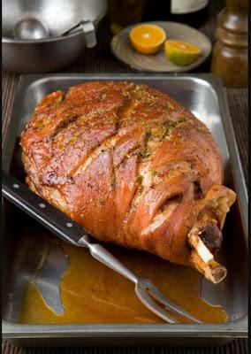 Pernil de cerdo al horno