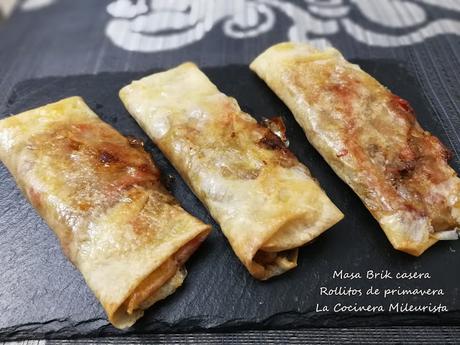 Masa Brik casera (Rollitos de primavera)
