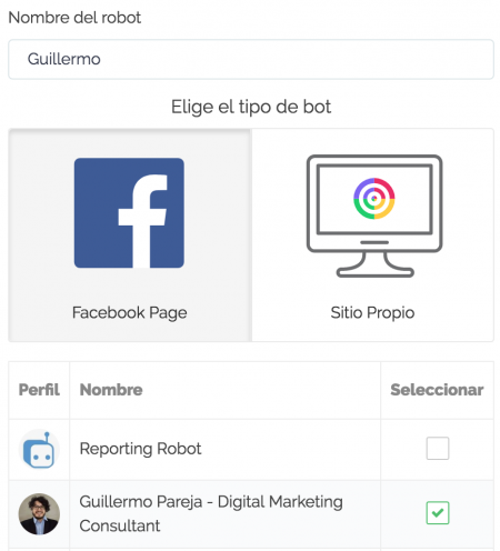 chat robot facebook