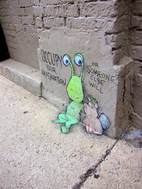 David Zinn - Top 20 de sus creativos dibujos de tiza que interactúan con todo el mundo