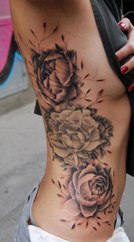 20 Tatuajes de flores Chinas, la peonía