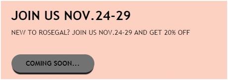 Black Friday 2017 en ROSEGAL