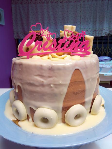 TARTA DE CUMPLEAÑOS PARA CRISTINA