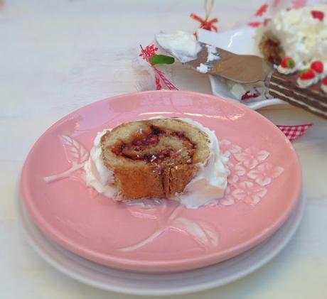 Arrollado de soletilla y granada