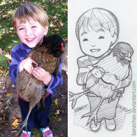 ¿Como se verían tus hijos con sus perros transformados en caricaturas? ¿Como se verían tus hijos con sus perros transformados en caricaturas?