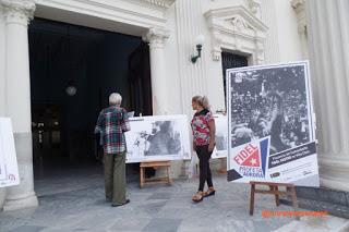 Fidel en Santa Clara sobre caballetes [+ fotos]