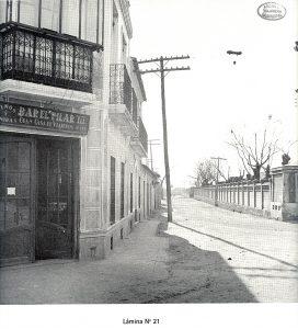 El Paseo del Muelle y el de la Estación de Talavera de la Reina, en 1945