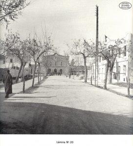 El Paseo del Muelle y el de la Estación de Talavera de la Reina, en 1945