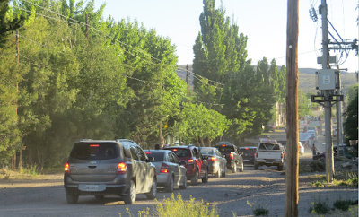 Impresionante recibimiento tuvo Javier Colipi en Piedra del Aguila
