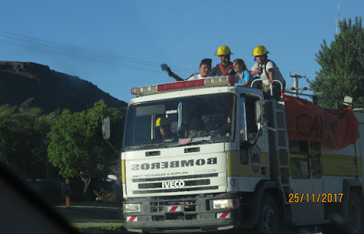 Impresionante recibimiento tuvo Javier Colipi en Piedra del Aguila
