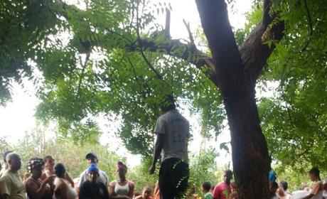 Hallan ahorcado a raso Ortiz, quien hirió de gravedad a María Aquino.