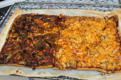 Pizza fit de avena 2 sabores sin lactosa ni gluten Pizza fit de avena 2 sabores sin lactosa ni gluten