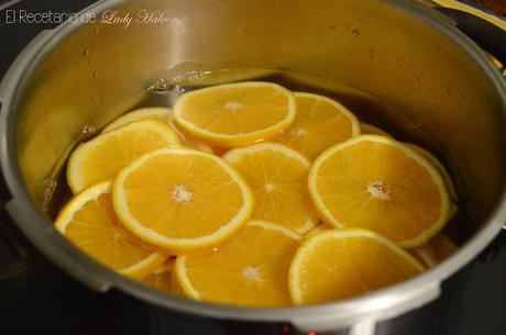 Naranjas confitadas y bañadas en chocolate - Reto #asaltablogs