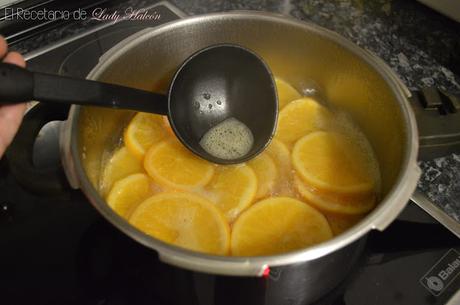 Naranjas confitadas y bañadas en chocolate - Reto #asaltablogs