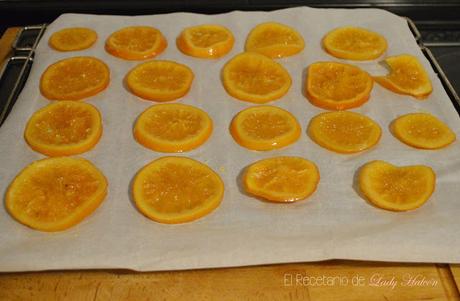 Naranjas confitadas y bañadas en chocolate - Reto #asaltablogs