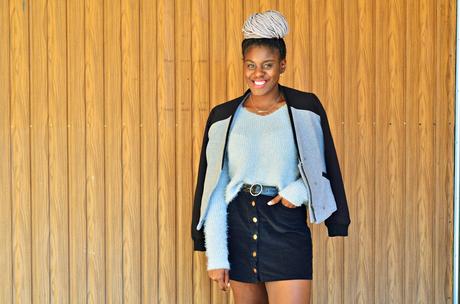 FUZZY TWISTED BACK SWEATER FUZZY TWISTED BACK SWEATER
