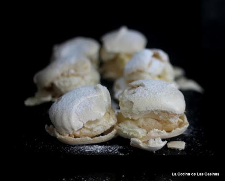 Merengues rellenos de Crema de Mantequilla