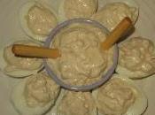 Huevos rellenos pavo queso