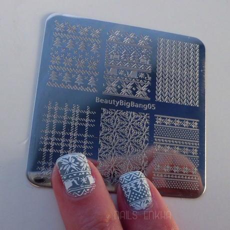 Xmas Winter Nail Stamping Plate  SKU:J3141TM-5A