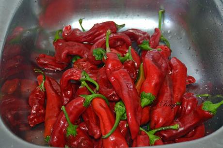 Mermelada de pimientos rojos en thermomix