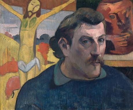 Paul Gaugin, Retrato del artista con Cristo amarillo