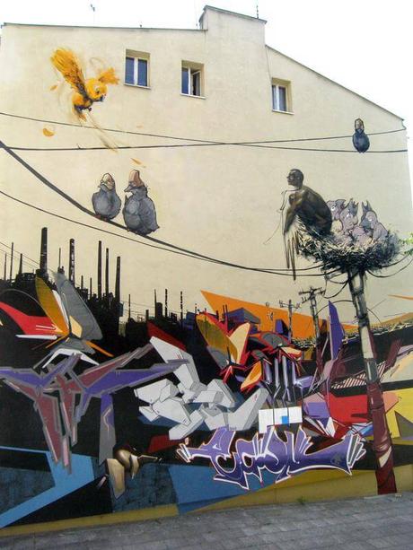 Increíbles murales gigantes de Prezemek blejzyk Increíbles murales gigantes de Prezemek blejzyk
