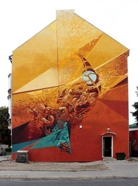 Increíbles murales gigantes de Prezemek blejzyk