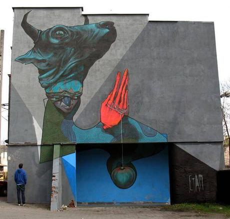 Increíbles murales gigantes de Prezemek blejzyk