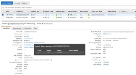 Conectividad de instancias en AWS. Instancias NAT y puertas de enlace