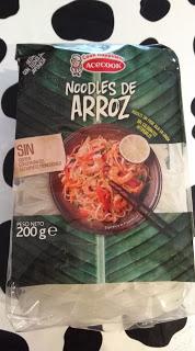 Receta noodles de arroz