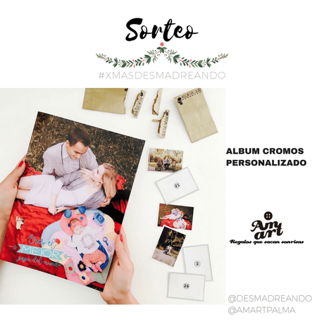 Sorteo Álbum de Cromos Personalizado Día 5 #XmasDesmadreando Sorteo Álbum de Cromos Personalizado Día 5 #XmasDesmadreando