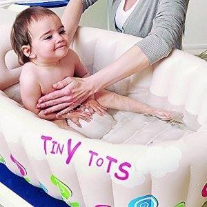 cubeta hinchable para lavar al bebe